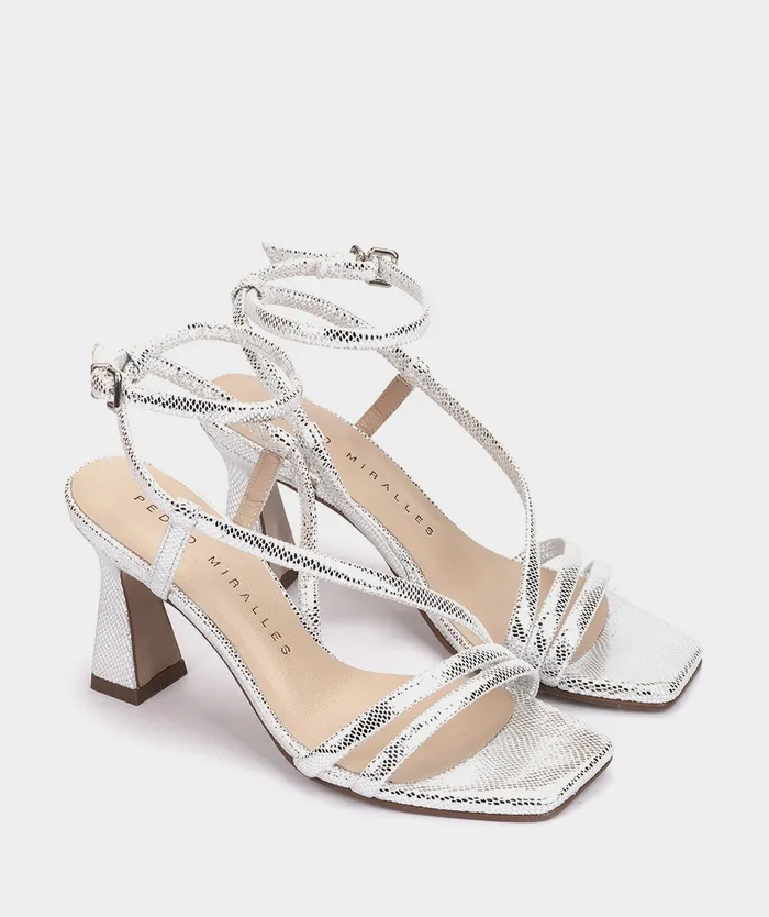 Women Natalia Metallic 8211 Heeled Sandals Pedro Miralles