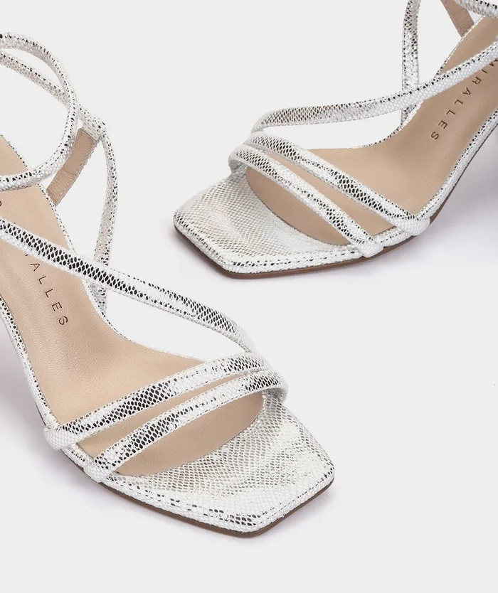Women Natalia Metallic 8211 Heeled Sandals Pedro Miralles