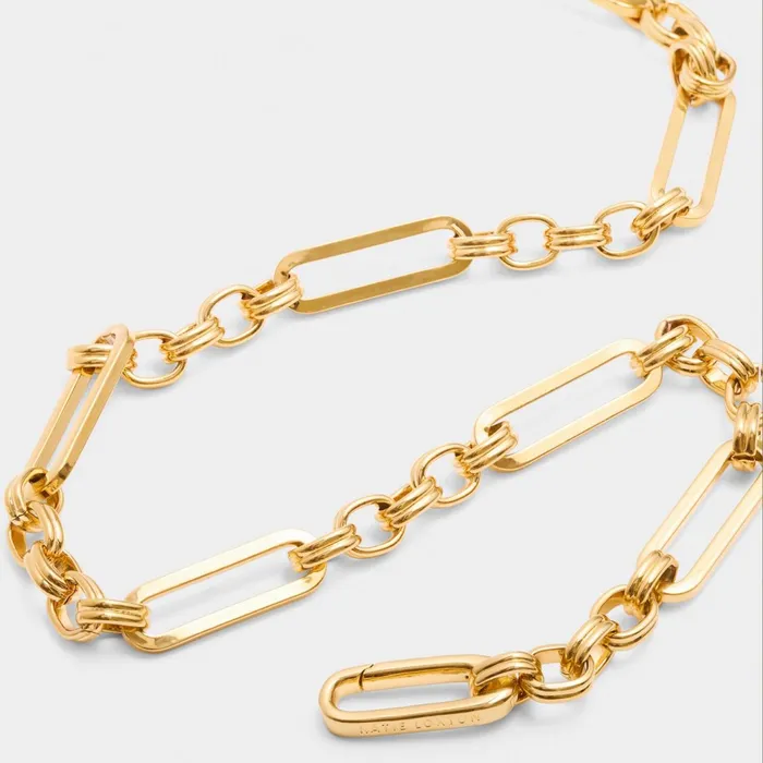 Women Necklaces Katie Loxton Kiki Waterproof Gold Link Necklace