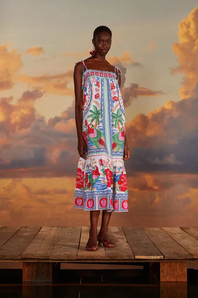 Women OffWhite Flowers Beach Maxi Dress Flowers Beach Offwhite FARM Rio Maxi Dresses Women OffWhite Flowers Beach Maxi Dress Flowers Beach Offwhite FARM Rio Maxi Dresses