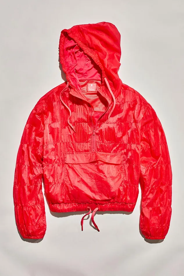 Women Outerwear Free People Baby Got Track Jacket Hot Hibiscus