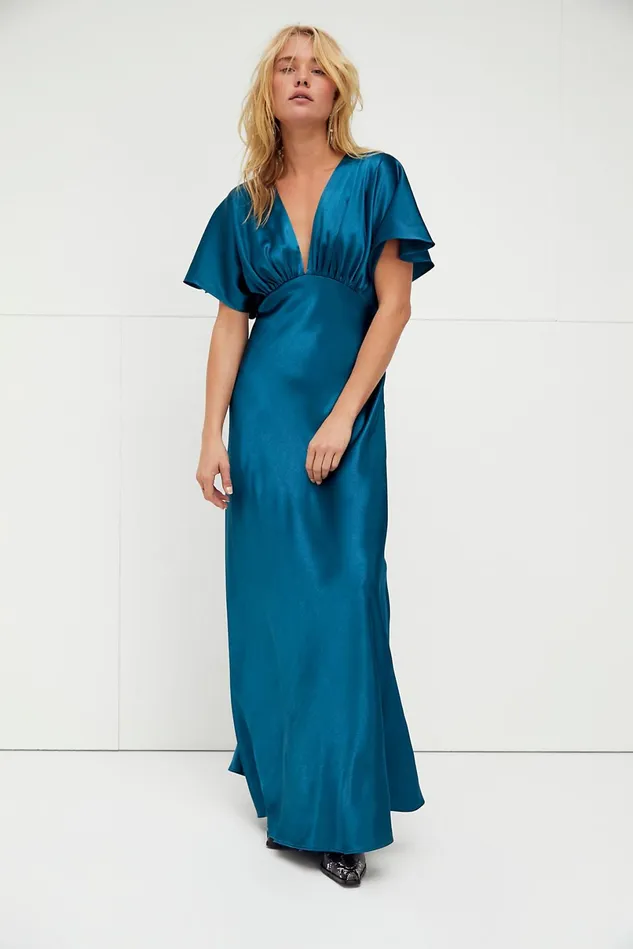 Women Party Dresses Free People Beatrice Maxi Dress Palace Peacock