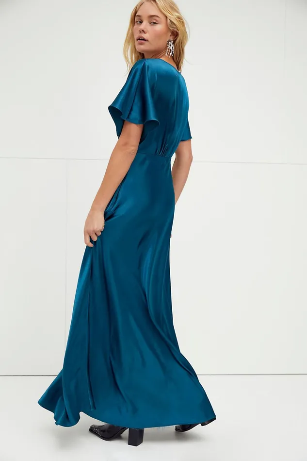 Women Party Dresses Free People Beatrice Maxi Dress Palace Peacock