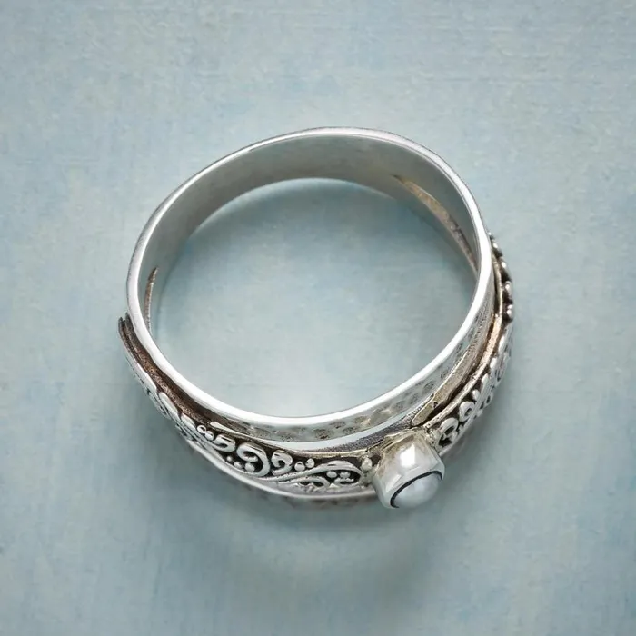 Women Pearl Overlay Ring Sundance Catalog Rings Women Pearl Overlay Ring Sundance Catalog Rings