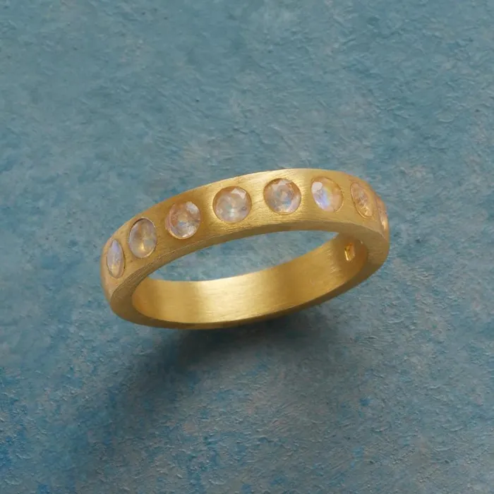 Women Phases Of The Moonstone Ring Sundance Catalog Rings