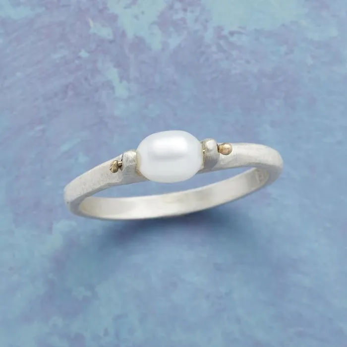 Women Pinned Pearl Ring Sundance Catalog Rings