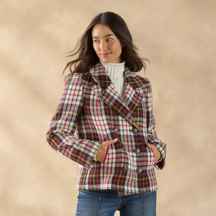 Women Plaid Alpenhorn Coat Plaid Sundance Catalog Jackets and Coats Women Plaid Alpenhorn Coat Plaid Sundance Catalog Jackets and Coats