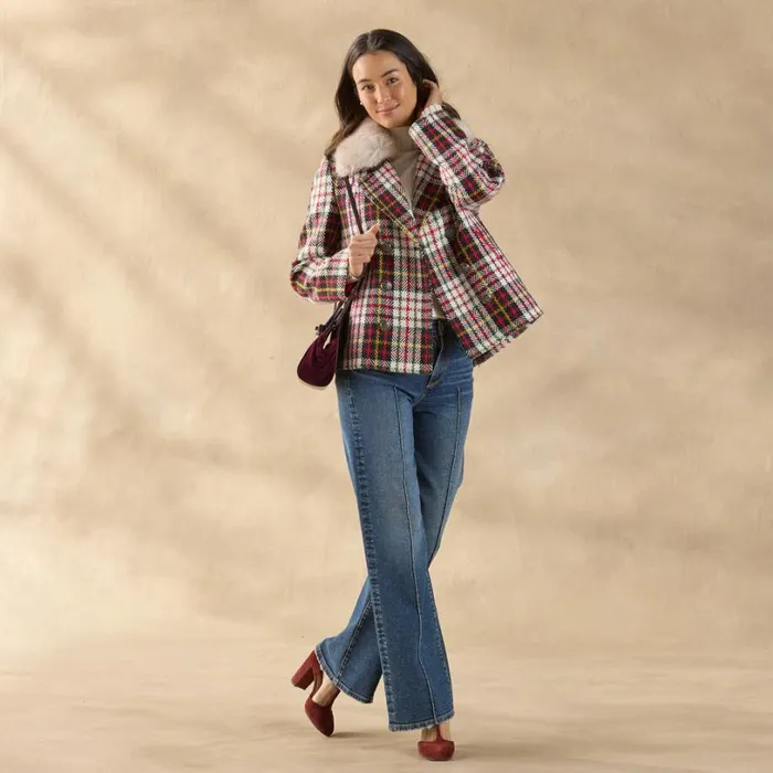 Women Plaid Alpenhorn Coat Plaid Sundance Catalog Jackets and Coats Women Plaid Alpenhorn Coat Plaid Sundance Catalog Jackets and Coats