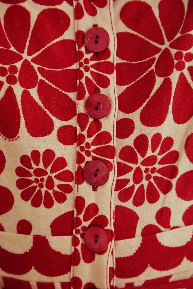 Women Red Palermo Sleeveless Romper Palermo Red FARM Rio Rompers
