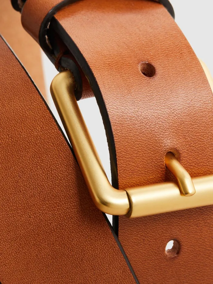 Women Reiss Belts Annie Leather Buckle Belt Tan
