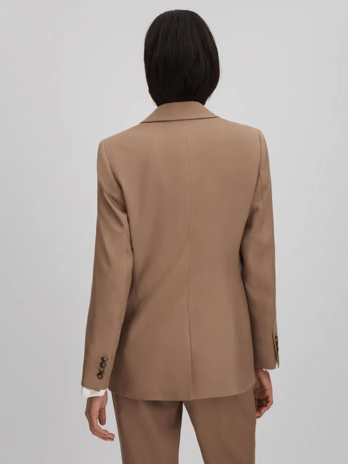 Women Reiss Blazers Wren Single Breasted Suit Blazer Mink Neutral