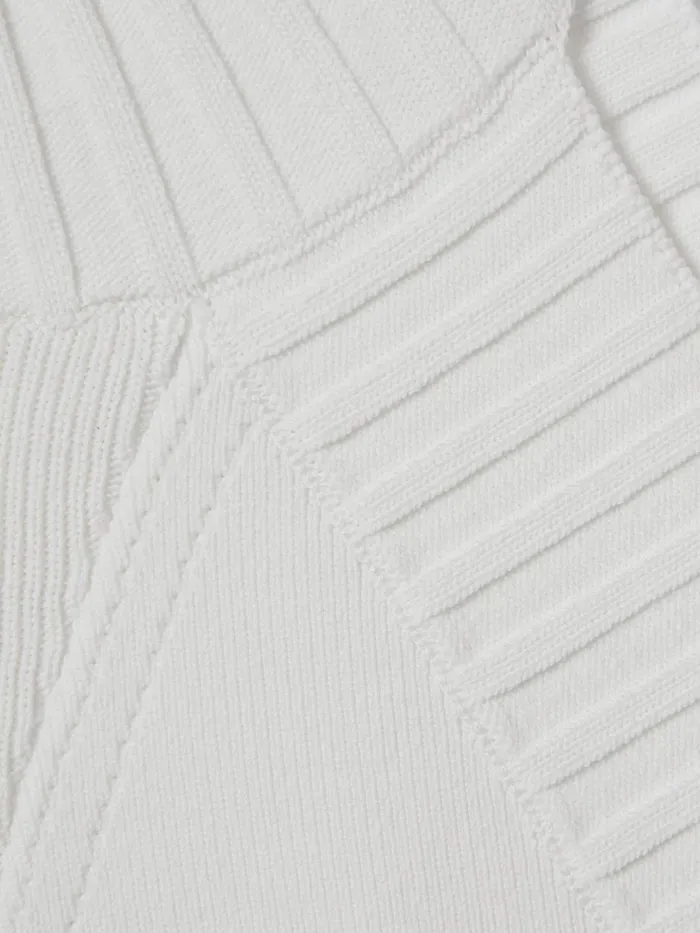 Women Reiss Brands Knitted Halter Neck Vest Ivory