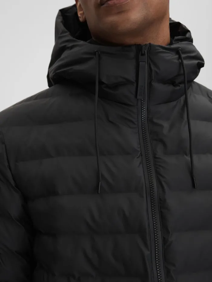 Women Reiss Coats Hooded Puffer Jacket Black