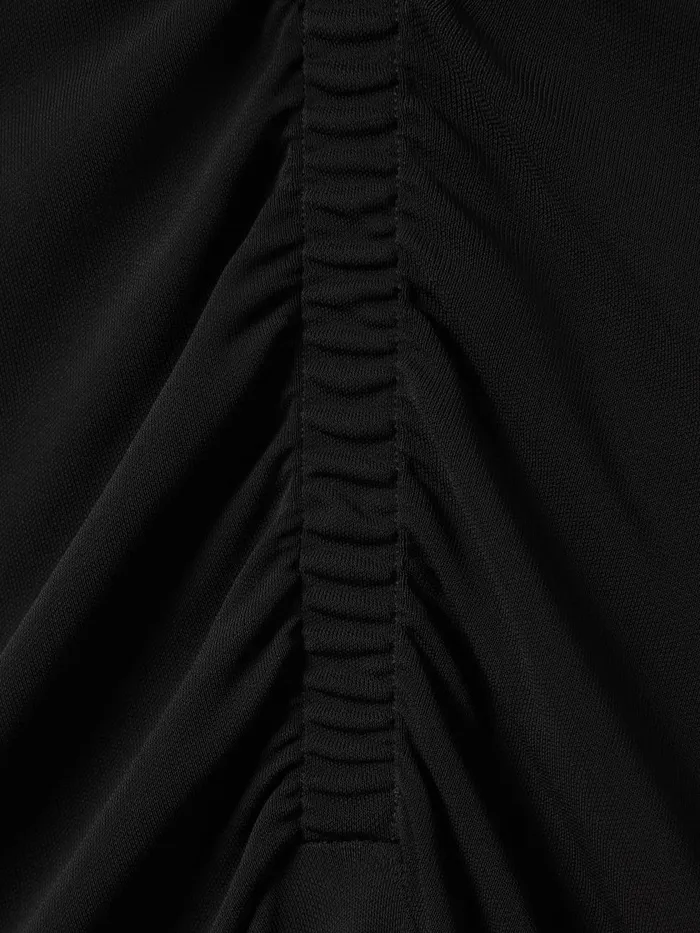 Women Reiss Dresses Iris Bodycon Jersey Maxi Dress Black