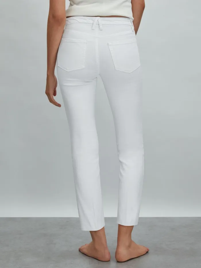 Women Reiss Jeans American Straight Leg Skinny Jeans White