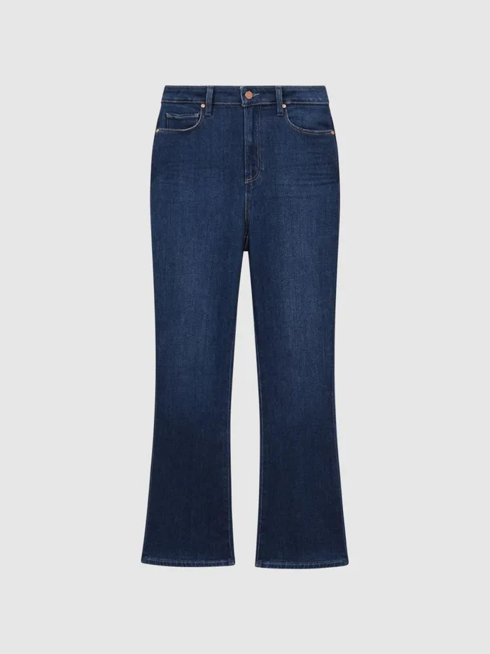 Women Reiss Jeans High Rise Flared Jeans Timeless Blue