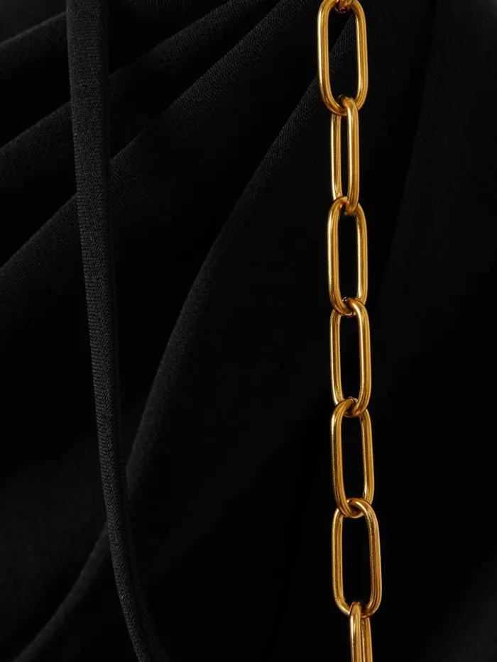 Women Reiss Jumpsuits and Playsuits Cowl Neck Jumpsuit Black