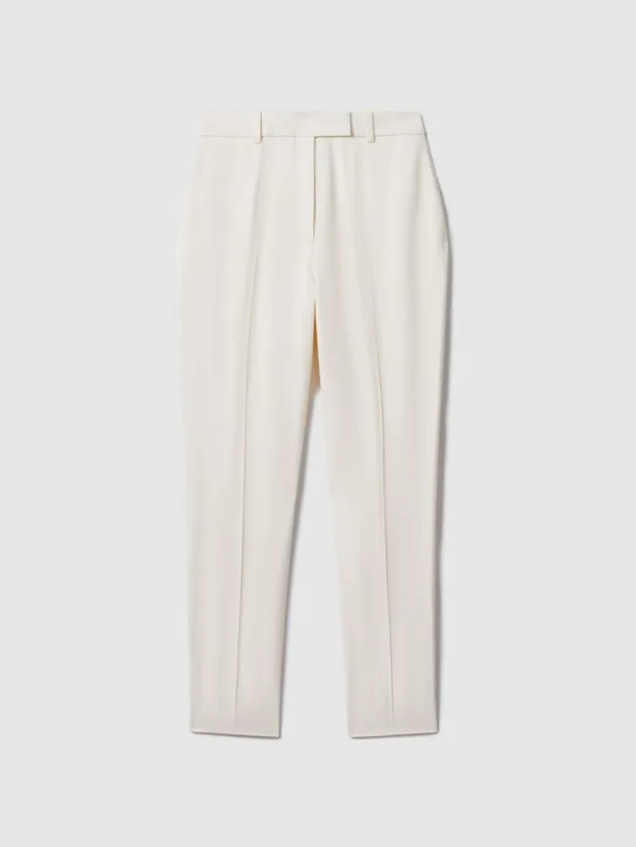 Women Reiss Suits and Tailoring Millie Slim Fit Suit Trousers Cream