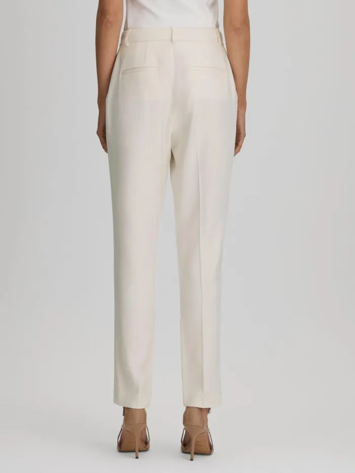 Women Reiss Suits and Tailoring Millie Slim Fit Suit Trousers Cream