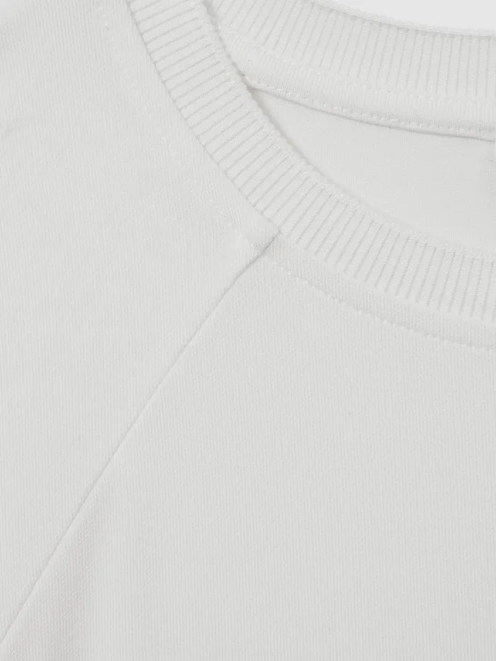 Women Reiss Tops Jessie Elasticated Hem Raglan Sleeve Top Ivory