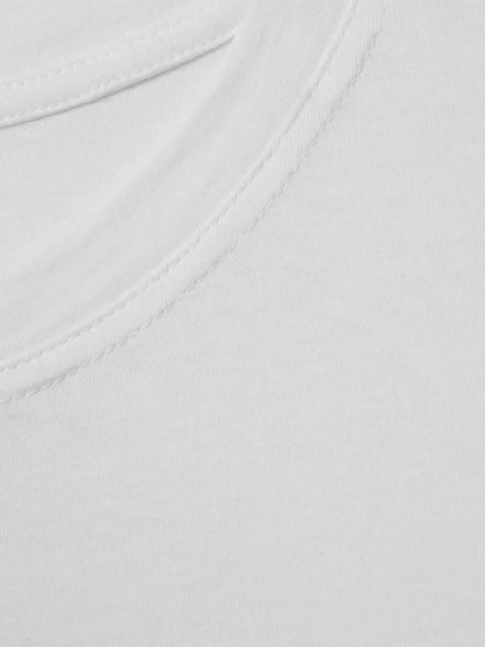 Women Reiss Tops Morgan Cotton Capped Sleeve TShirt White