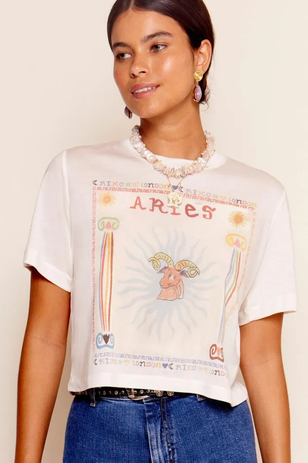 Women RIXO All Clothing Ria Zodiac TShirt Aries