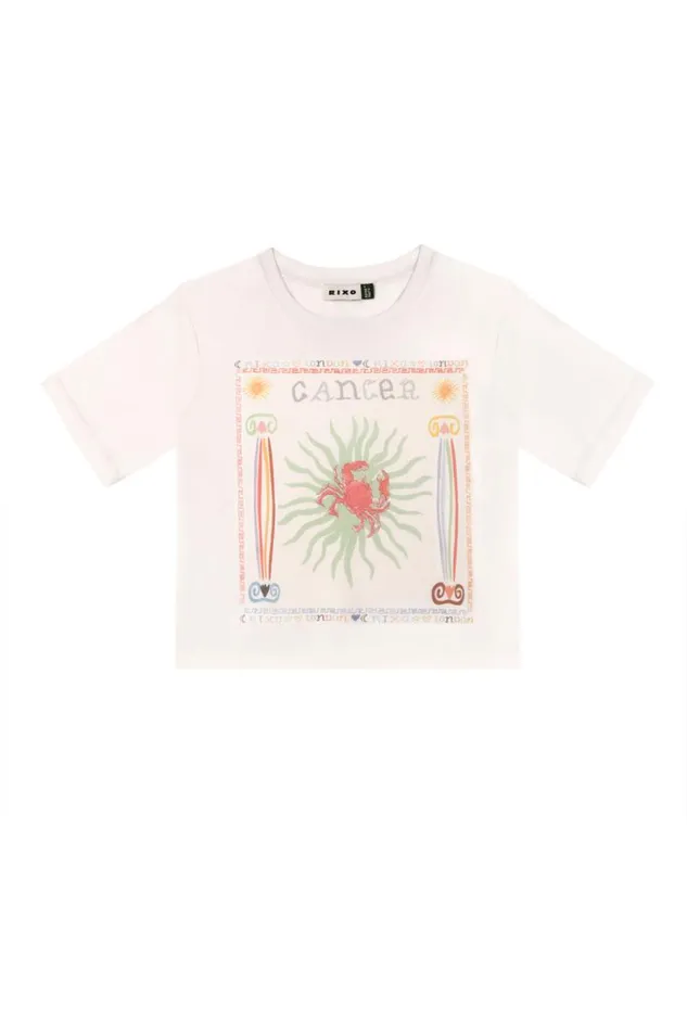 Women RIXO Tops Ria Zodiac TShirt Cancer