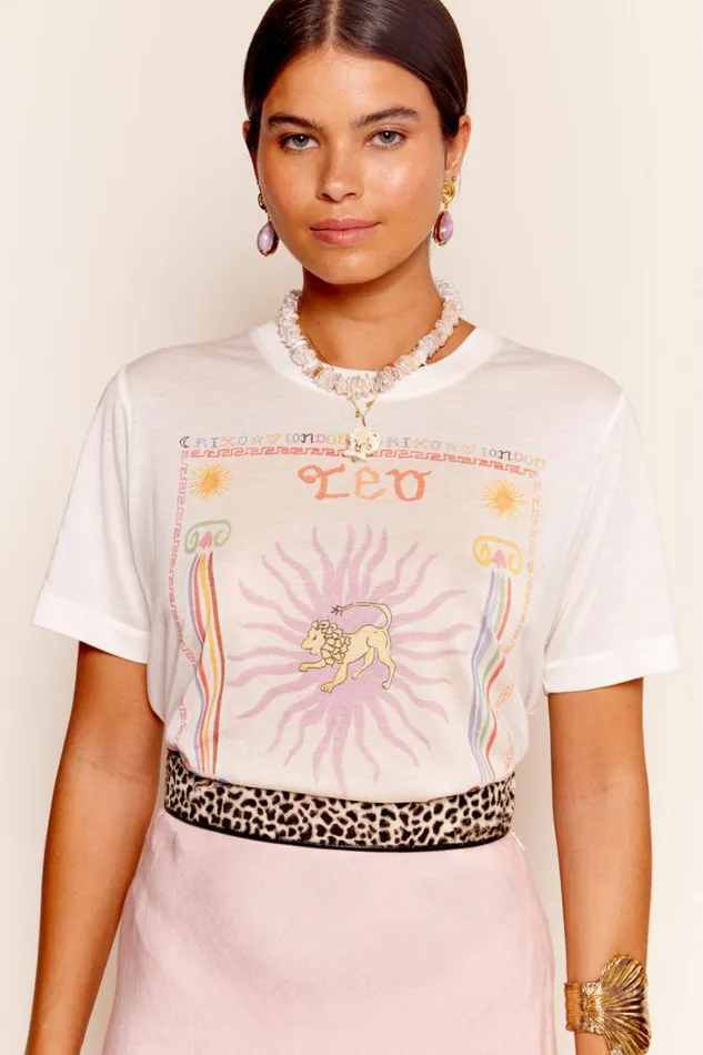 Women RIXO Tops Ria Zodiac TShirt Cancer