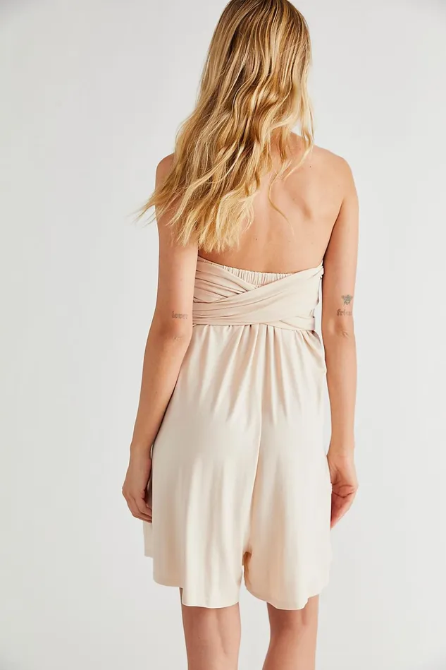 Women Rompers Free People Redondo Romper Tan