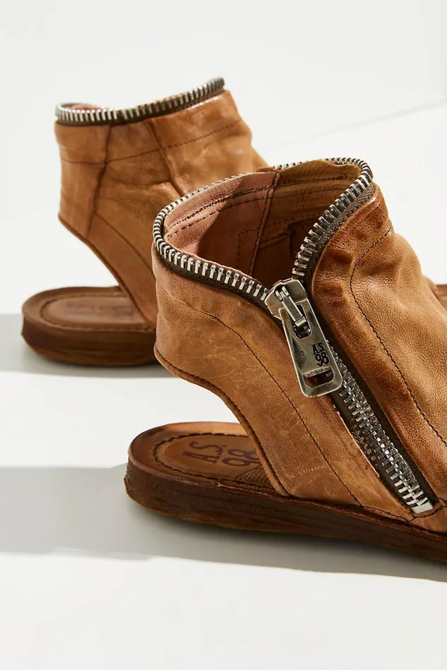 Women Sandals Free People Hazey Zip Boot Sandals Tiger