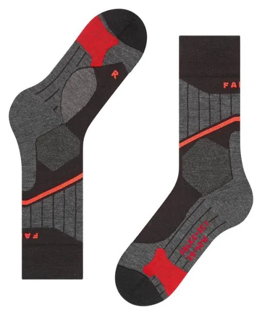 Women SC1 Women Skiing Socks Black FALKE Ski Socks