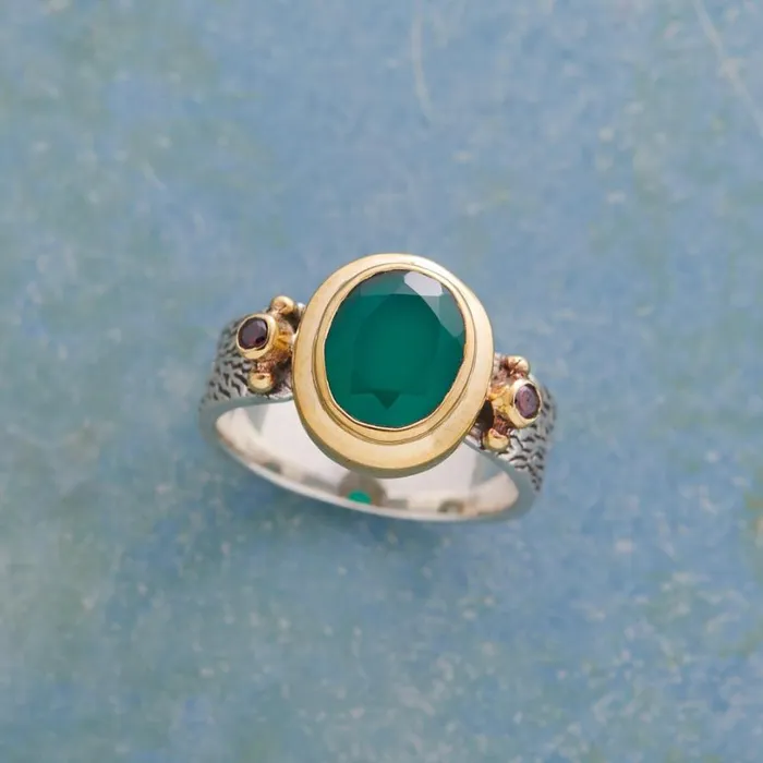 Women Sea Of Green Ring Sundance Catalog Rings