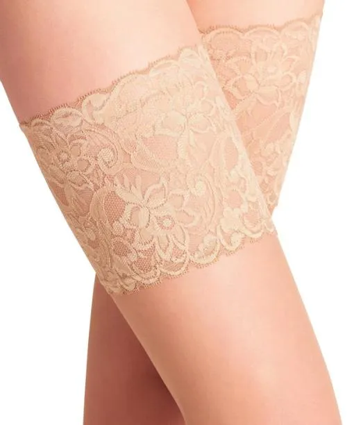 Women Seidenglatt 15 DEN Women Stay Ups Powder FALKE Thigh Highs
