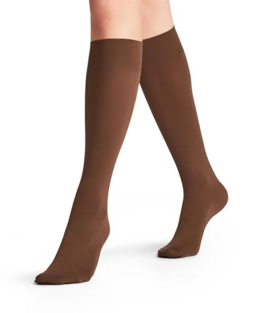 Women Seidenglatt 40 DEN Women Kneehigh Socks Coffee FALKE Fullyfashioned Stockings Women Seidenglatt 40 DEN Women Kneehigh Socks Coffee FALKE Fullyfashioned Stockings