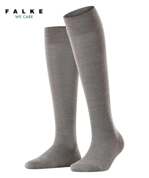 Women Sensitive Berlin Women Kneehigh Socks Light Grey Mel FALKE Functionals
