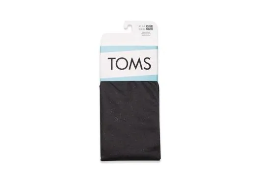 Women Sheer Quarter Crew Socks Sheer Black TOMS Sneakers