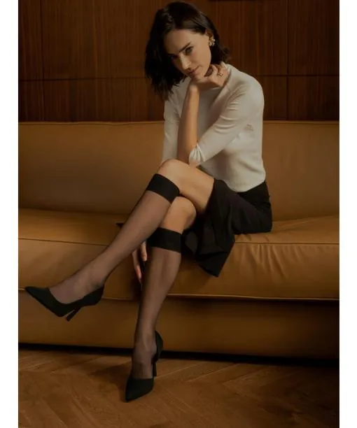 Women Shelina 12 DEN Women Kneehigh Socks Brasil FALKE Fullyfashioned Stockings