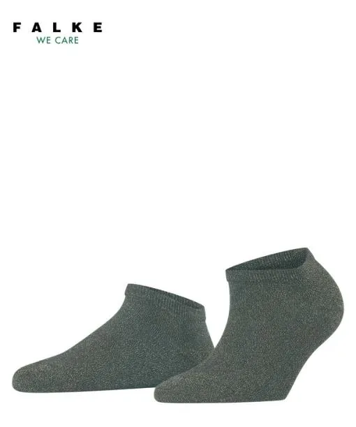 Women Shiny Women Sneaker Socks Flint Grey FALKE Ankle Socks