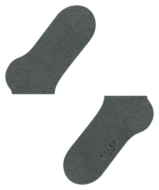 Women Shiny Women Sneaker Socks Flint Grey FALKE Ankle Socks