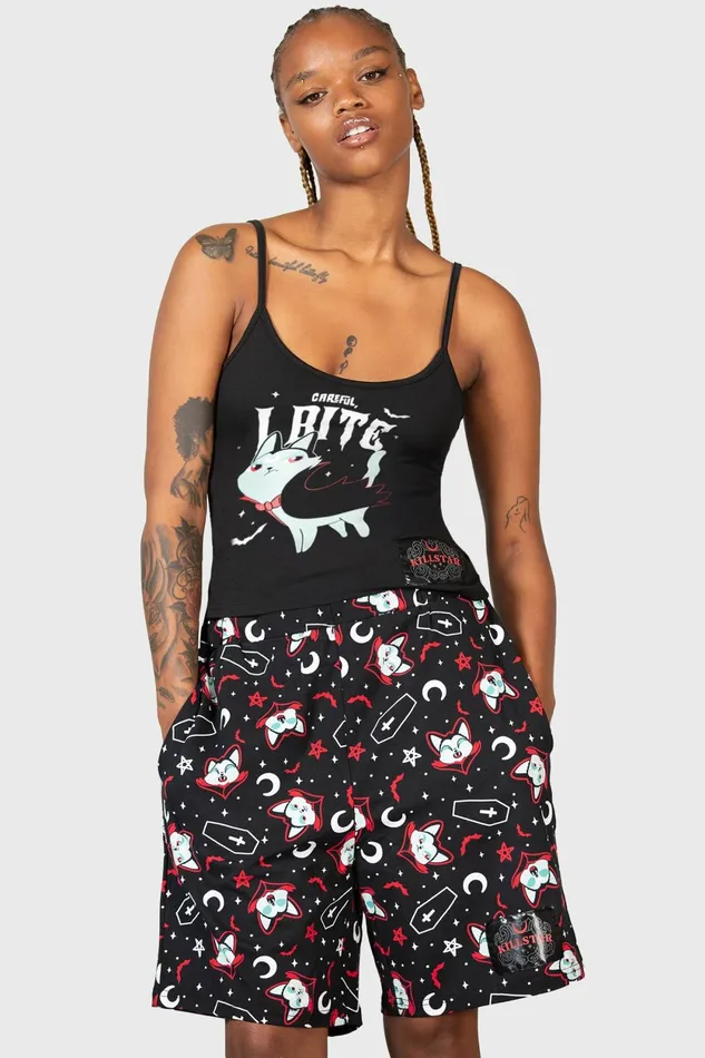 Women Shorts Killstar Lil Vampurr Long Shorts