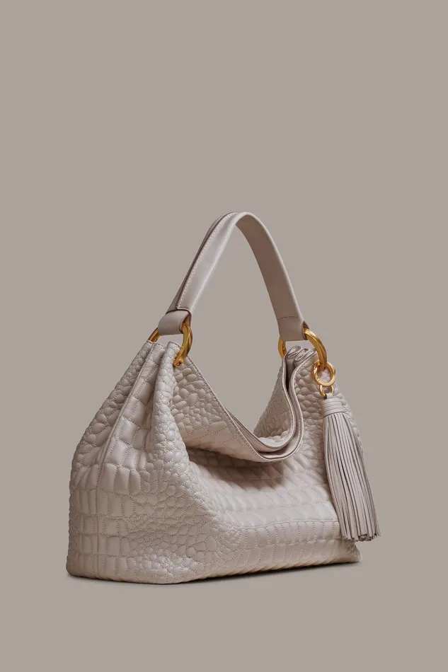 Women Shoulder And Hobo Bags Donna Karan GLENWOOD SHOULDER BAG Sand