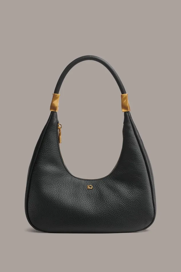 Women Shoulder And Hobo Bags Donna Karan QUOGUE SMALL HOBO BAG Black