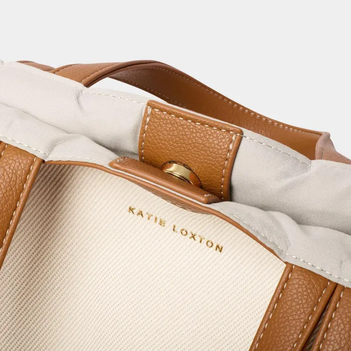 Women Shoulder Bags Katie Loxton Siena Canvas Oversized Tote Bag In Cognac