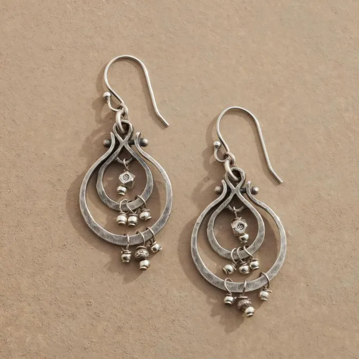 Women Silver Chandelier Earrings Sundance Catalog Earrings