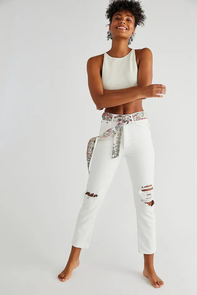 Women Skinny Jeans Free People AGOLDE Riley Jeans Veil