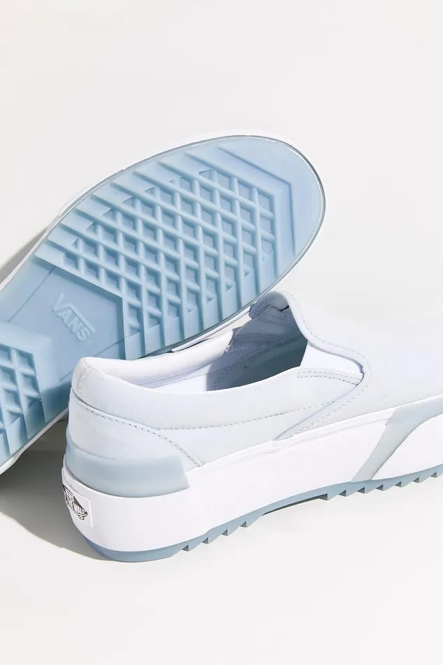Women Sneakers Free People UA Classic Pastel SlipOn Sneakers Ballad Blue True White