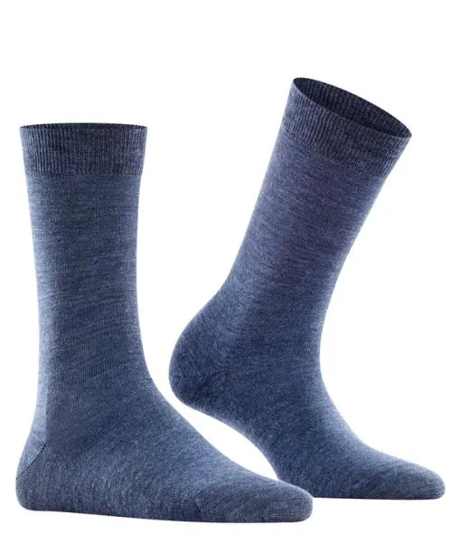 Women Softmerino Women Socks Dark Blue Mel FALKE Socks