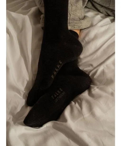 Women Softmerino Women Socks Dark Blue Mel FALKE Socks