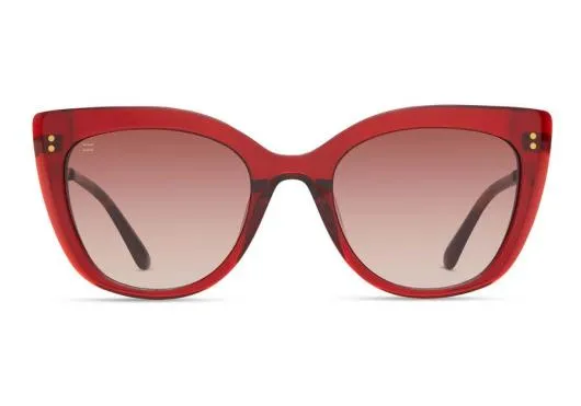 Women Sophia Rosewood Crystalshiny Gold TOMS Sunglasses
