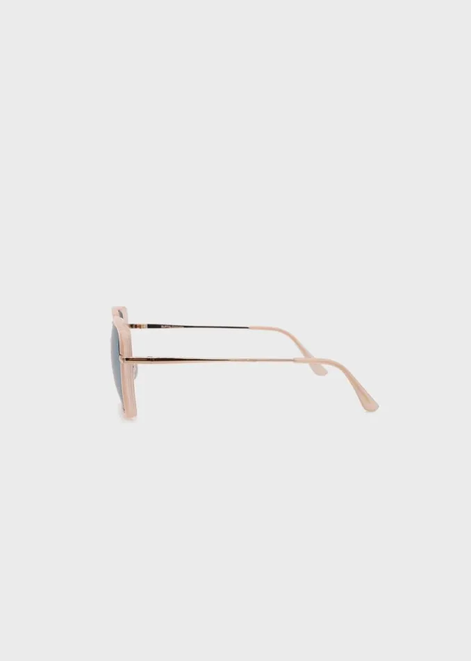 Women Square Milky Blush Sunglasses Blush Buffalo David Bitton Sunglasses